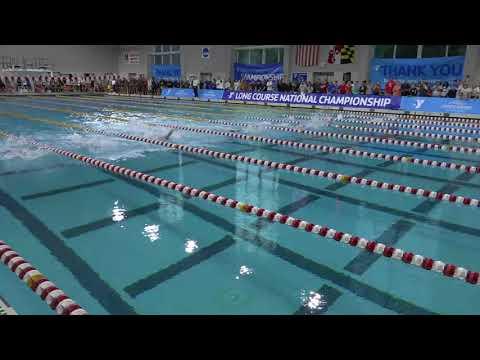 Video of 50M back C Final YMCA LC National Championships