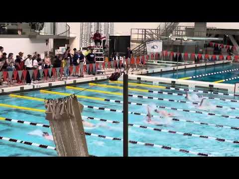 Video of Boys 2024 Division II States 100 Backstroke Lane 4 Orange Suit