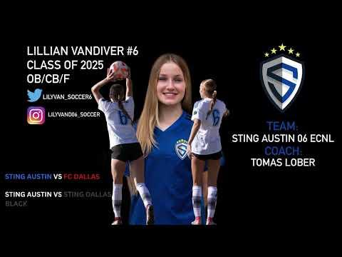 Video of Lillian Vandiver - Class of 2025 - Sting Austin 06 NL - Highlights 