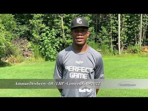 Video of Amman Dewberry - OF/LHP - Conyers, GA - 2022