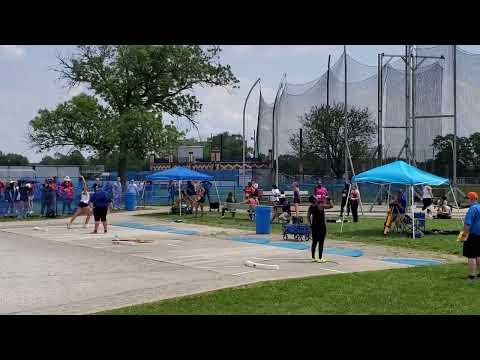 Video of 2023 IHSA State Championship Throw 13.19m