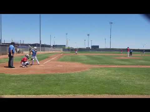 Video of Triple Down Left Field Line: 1 RBI in the South West Wood Bat Classic on June 29th