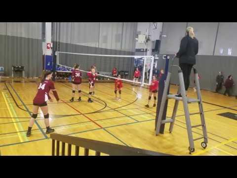 Video of SRJ U14 Reds 3-3-2019 Match #1 Games 1 & 2 Spokane HUB 