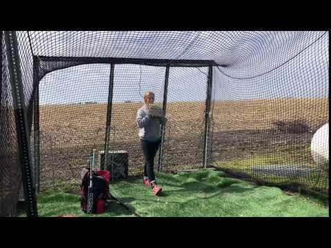 Video of Pitching at home 3-25-20