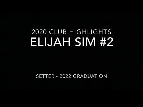 Video of Elijah Sim - Setter - 2022 Graduation