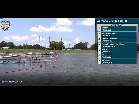 Video of US Nationals U17 4+ Stroke Seat - Lane 3 Greater Lawrence 2nd place