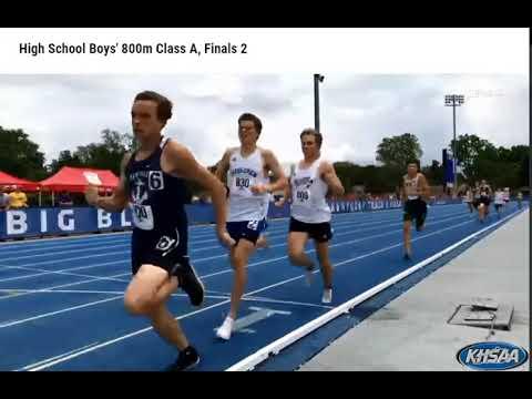 Video of Connor Hayes KHSAA Class A State Champion 800M