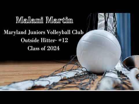 Video of Malani Martin Volleyball Highlight #5 NEQ Tournament