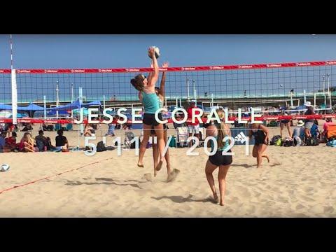 Video of 5th Gold Bracket U16 USAV NBT Junior Beach National Championships 2019 -Jesse Coralle - July 2019 Highlights