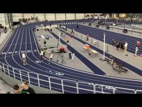 Video of 400 meter indoors,  52.45, 1/13/2024