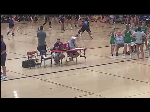 Video of Game Film AAU WEGB vs Flight Elite green  jersey #10 