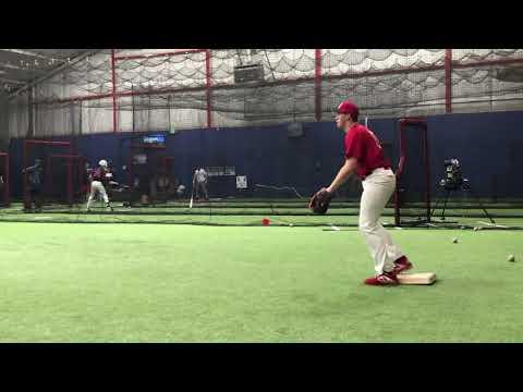 Video of Jack Anderson infield drills 2020