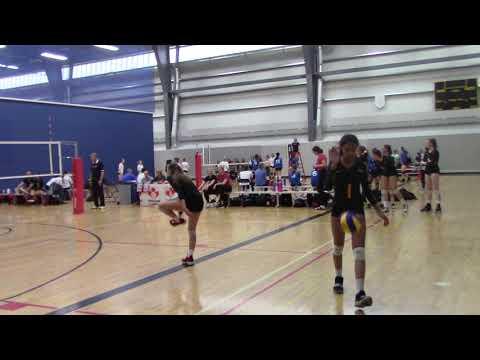 Video of U15 Girls Volleyball Calgary - Lourdes Kelsick, Middle (D) 