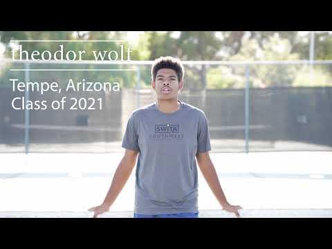 Video of Theo Wolf Tennis Recruitment Video (Update)