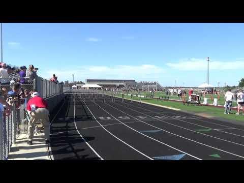 Video of 2019 Regional Finalist 14.9 110H; Lane 3