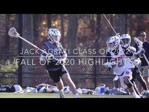 Video of Jack Agrati Class of 2022 Fall of 202 Highlight Tape