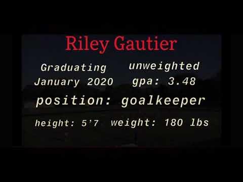 Video of Riley Gautier Goalkeeper Recruit Video