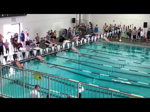 Video of Winning 100fly at conference 2019.  Also won 2021