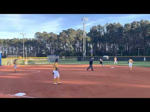 Video of 1st 2023 High school season home run - Sophia Ioviero