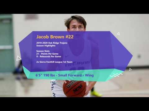 Video of Jacob Brown #22 2019-2020 Highlights