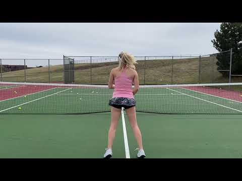 Video of Caitlin Siles-Tennis Recruiting- Fall 2022