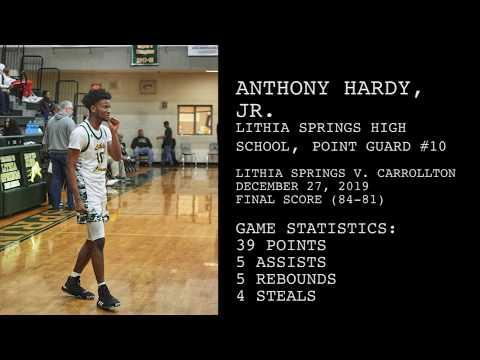 Video of Anthony Hardy- Big South Shootout 