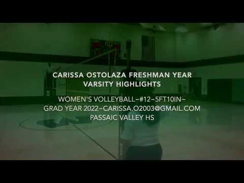 Video of Carissa Ostolaza Class of 2022 Freshman Year Highlights 