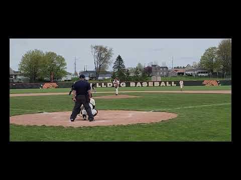 Video of Zach PItching Varsity 4/29/23