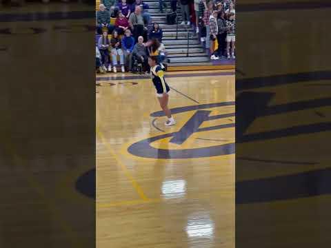 Video of Backhandspring series on basketball court