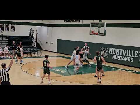 Video of Highlights of David Gonzalez 5' 11" Point Guard Montville High School - Group 4 Class of 2027 Freshman playing up on JV 12 points, 4 assists, 3 steals, 3 rebounds per game. 19 - 1 record on the season Morris County Semi-Finals