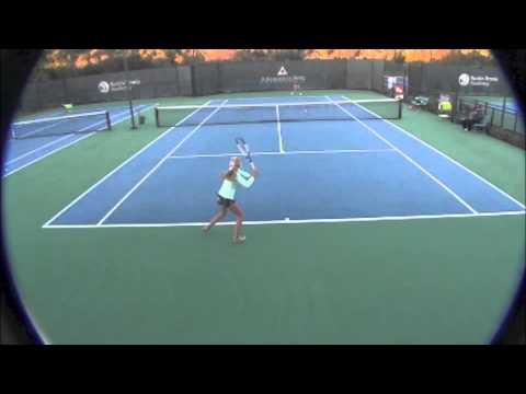 Video of Tennis #1- I'm the brunette with gray/white shorts