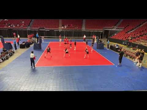 Video of Izzie McDonald #23 C/O 2028 -- 2024 USA Volleyball All Star Championship (Day1) - 15U International Division