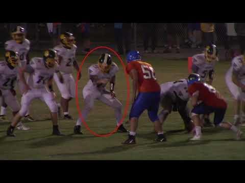 Video of Sean's football highlight video #73 & #88