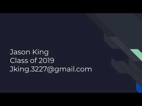 Video of Jason King class of 2019 baseball highlights 