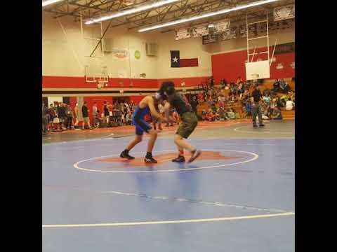 Video of Bowie Freestyle/Greco tournament 4/14/18 Ethan in black top.