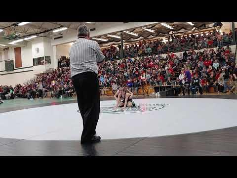 Video of Varsity Wrestling. February 22, 2020. Sectionals 1