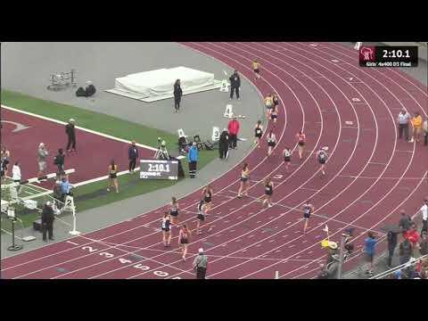 Video of WIAA State Championships June 4, 2022 -- 4x400 3rd Place