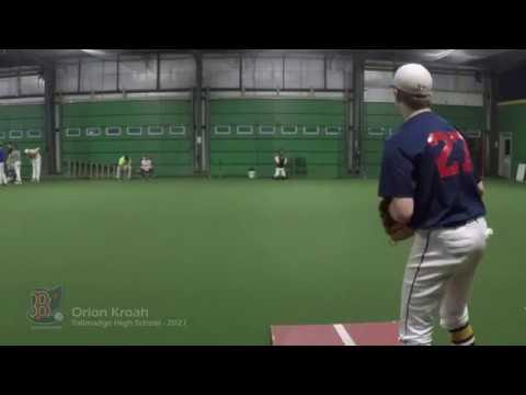 Video of Orion Kroah Pitching February 2020