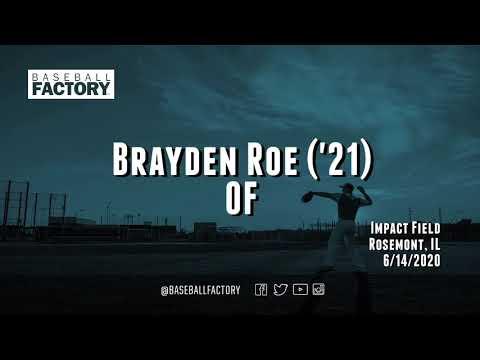 Video of Brayden Roe ‘21 CF/OF