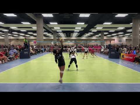 Video of Lizzie Kraft #29 - AAU Transpacific Volleyball Tournament - Mauloa17s vs. Kuikahi17s Set 1