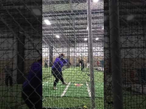 Video of Jayme hitting