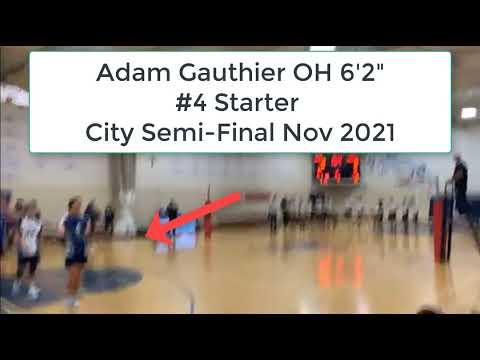 Video of 2021 November Adam Gauthier #4 Jersey: Regina High School City Semi-final