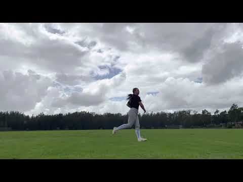 Video of Batting practice + throwing to bases
