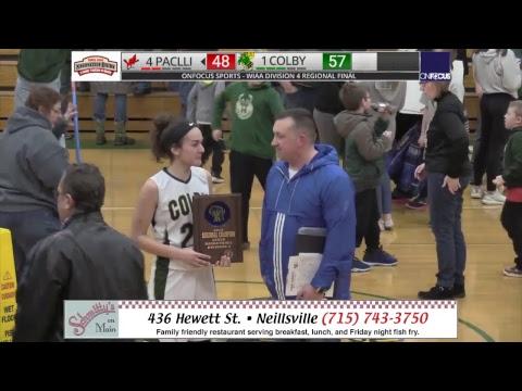 Video of Regional Final 2019 Full game (26 point performance)