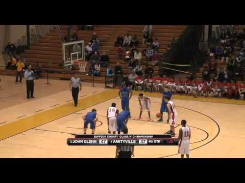 Video of 18pts 15rbs 2/22/2014 Full Game Amityville vs John Glenn