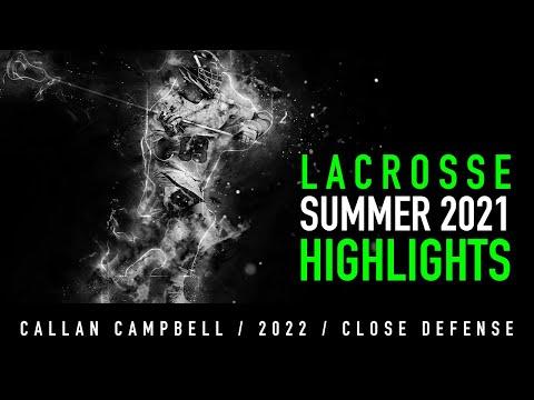 Video of Callan Campbell, Class of 2022 - Lacrosse Defense Highlights - Summer 2021