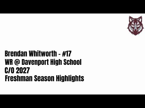 Video of Brendan Whitworth - Freshman Season Highlights 