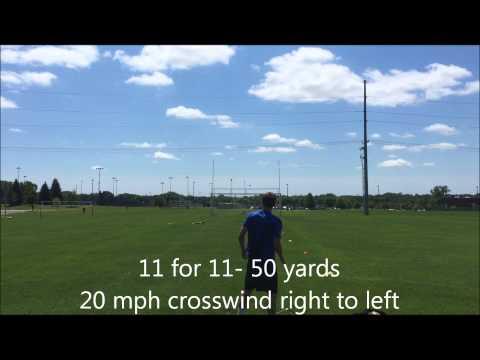 Video of 21 Consecutive 50 yard FGs 8-2-15