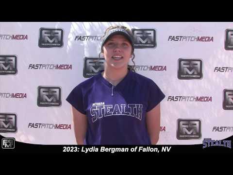 Video of 2023 Lydia Bergman Athletic Middle Infielder Softball Skills Video - Nevada Stealth