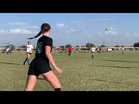 Video of Madison Tyler #20, Attacking Mid - game vs Real SoCal ECNL U18/19 Composite.  